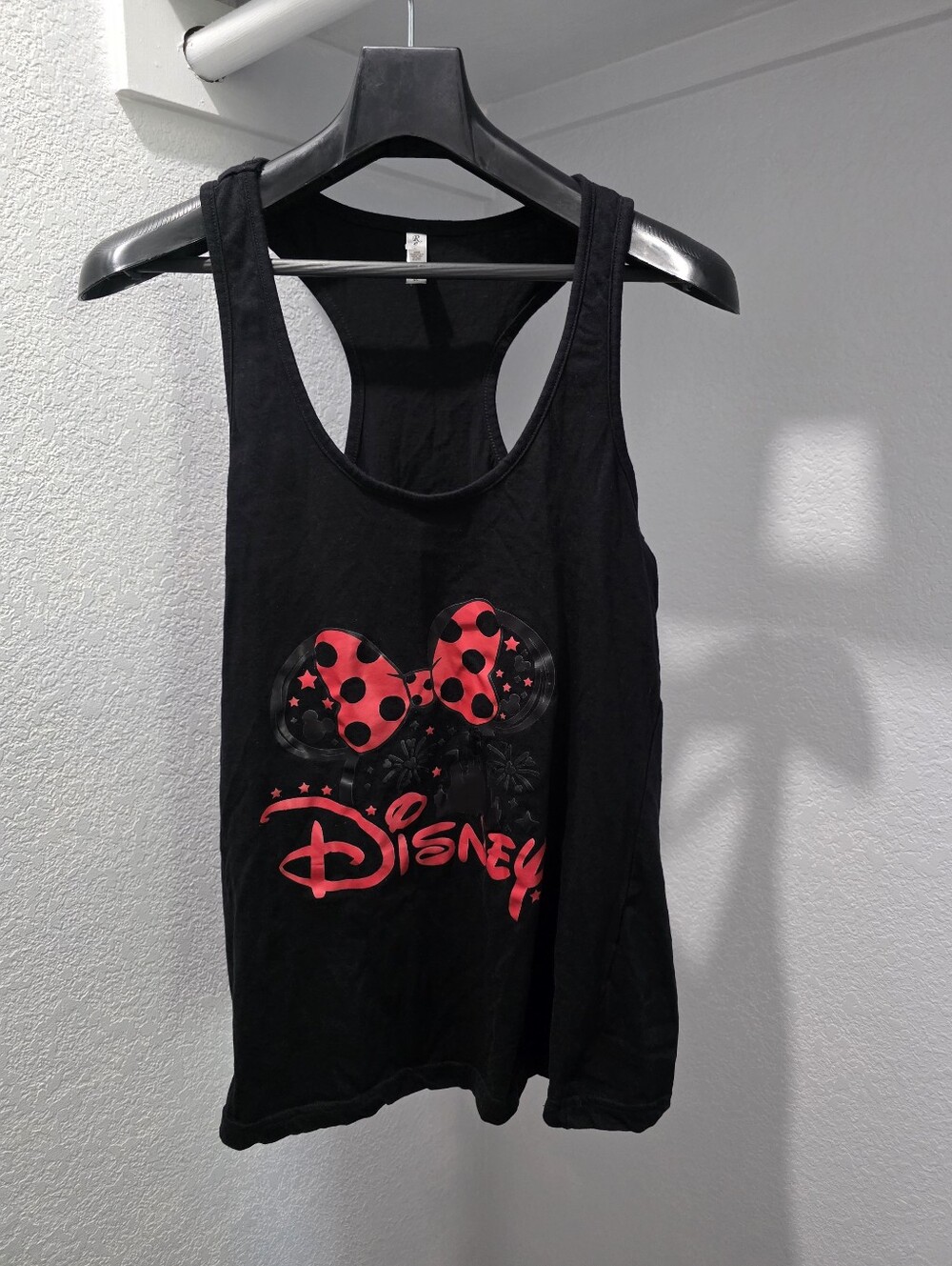 Women's XL Black Minnie Mouse Disney Tank Top